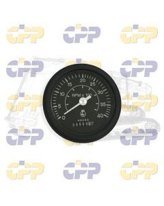 Gauge, Tachometer w/Analog Hour Meter; 0-4000 RPM, Magnetic Pick-up, 12 VDC | 037153